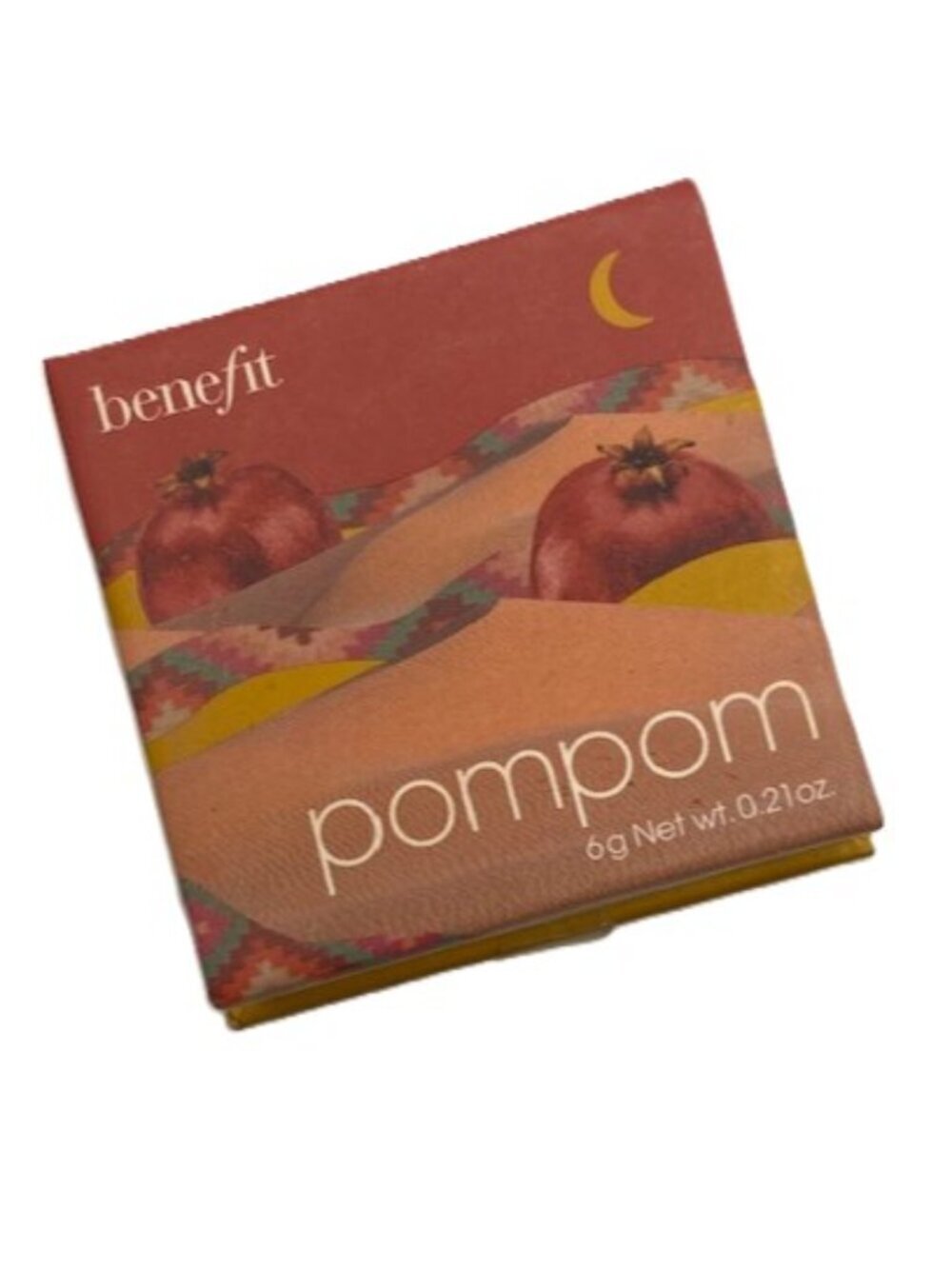 Benefit Cosmetics PomPom Pressed powder blush makeup, new